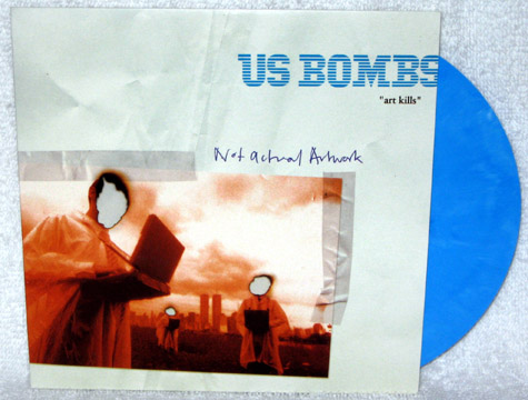 US BOMBS "Art Kills" 7" (TKO) Blue Vinyl